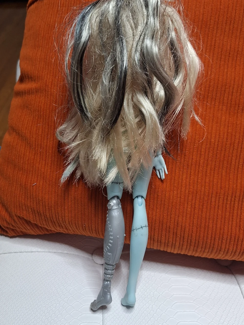 Monster High G3 Frankie Stein Blue Fashion Doll .plz See Fingers And Toes
